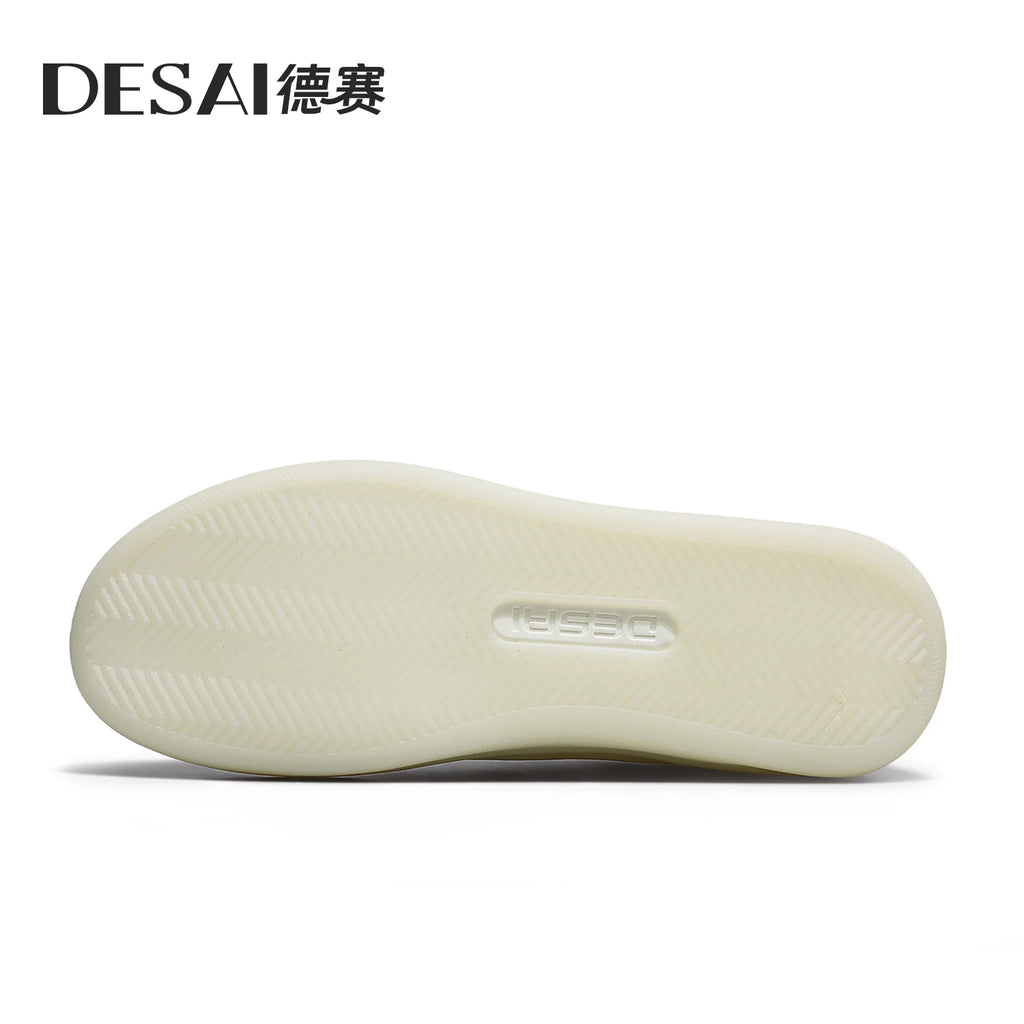 DESAI Thin and breathable casual canvas shoes with a soft sole; fashionable and lightweight sports shoes.