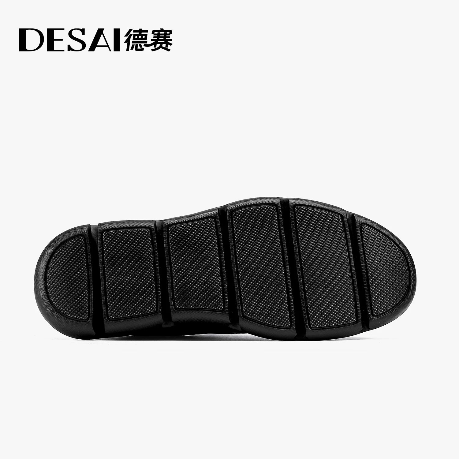 DESAI Lightweight versatile soft sole commuting business slip-on casual leather shoes brogue carved men's shoes