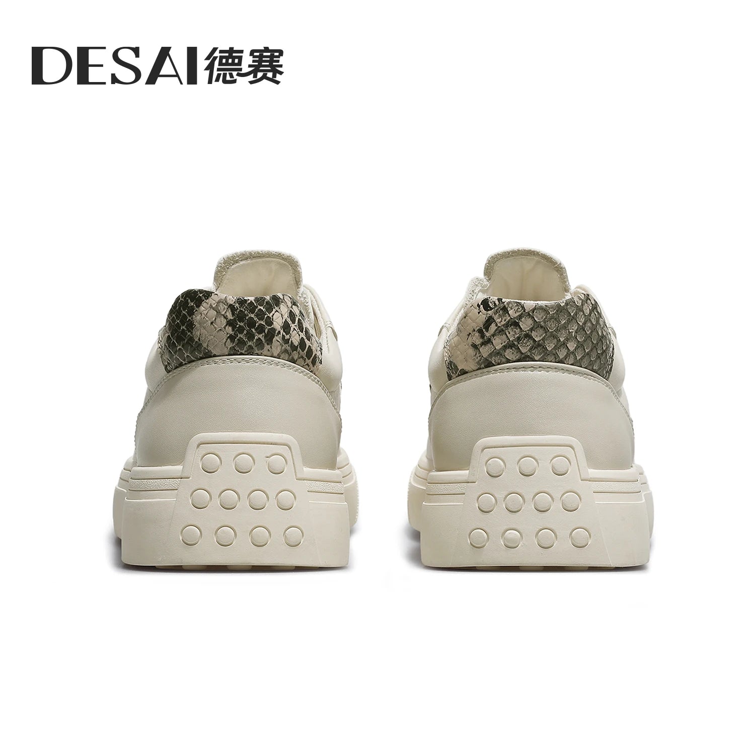 DESAI Leisure board fashion versatile perforated breathable anti-slip trend men's shoes