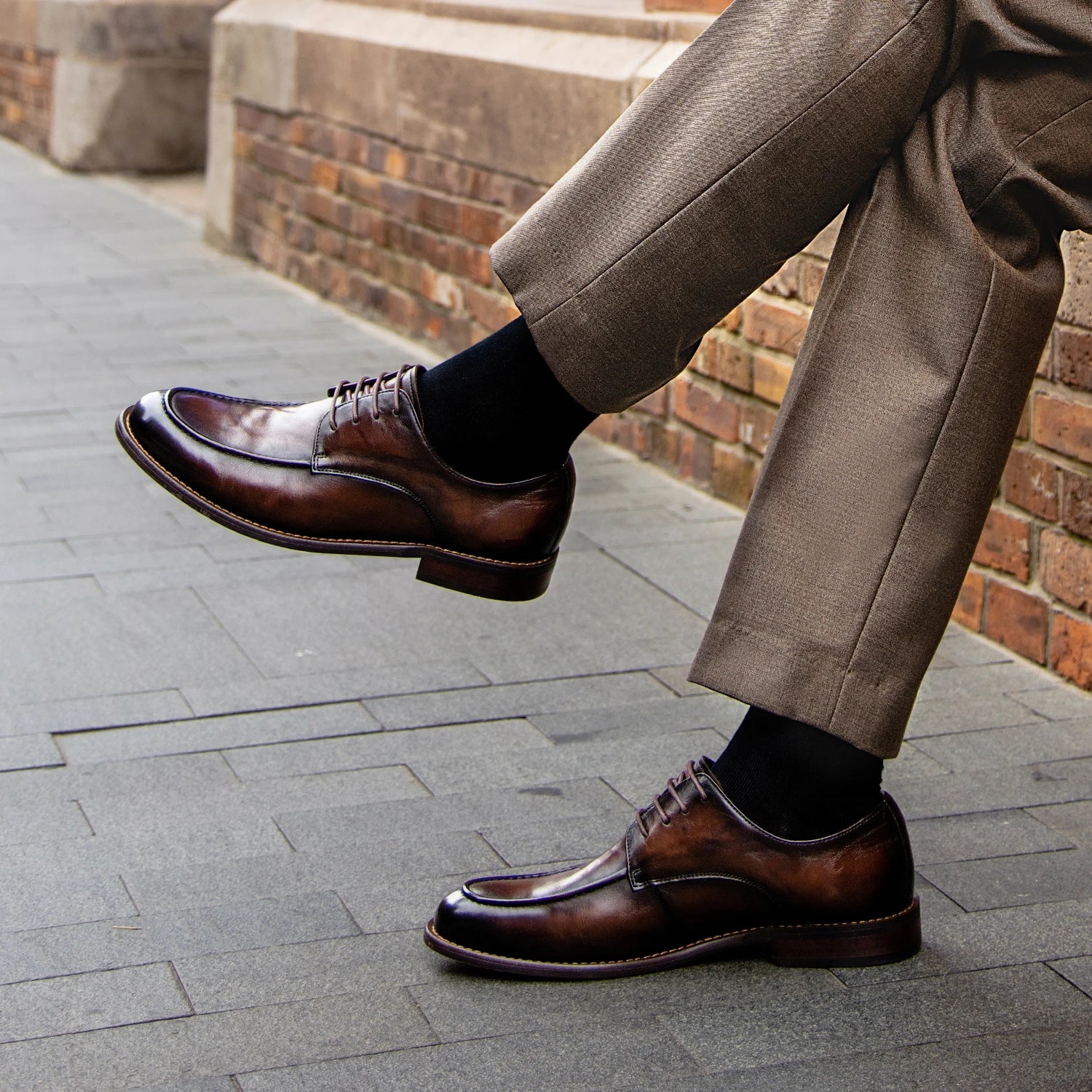 DESAI Full Grain Leather Men Shoes Genuin Leather Luxury Brand Derby Breathable 2025 New Arrival Fashion Designer Winter