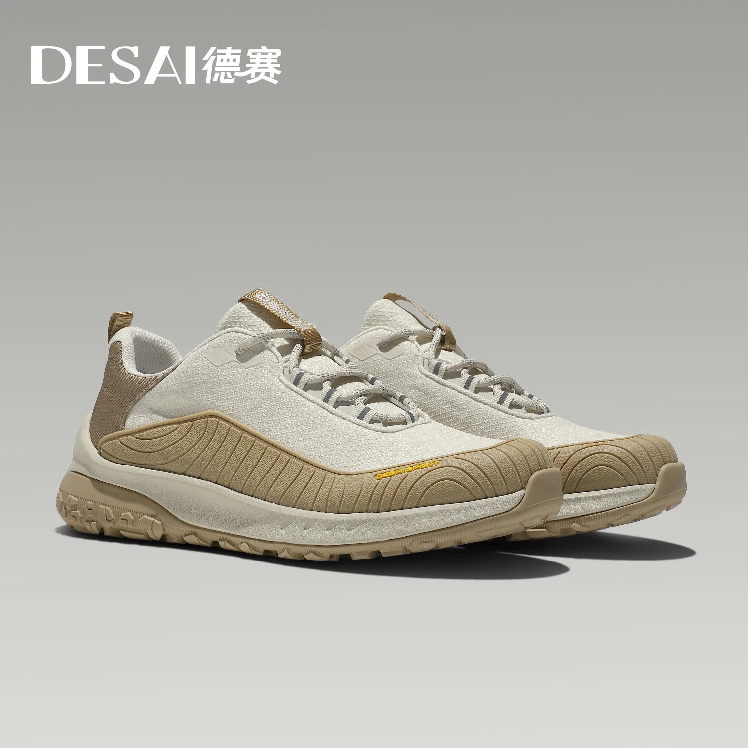 DESAI Waterproof versatile outdoor shoes for men; fashionable sports running lightweight casual shoes.