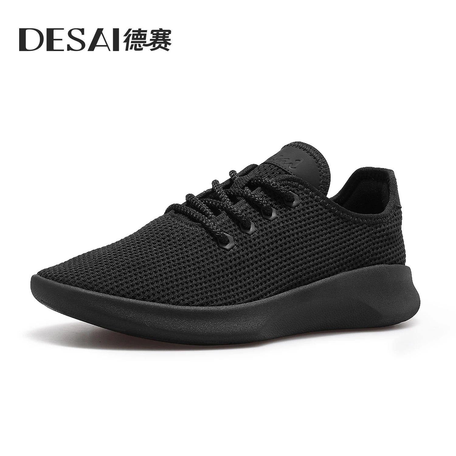 DESAI Summer breathable mesh shoes lightweight soft sole sports leisure shoes low-top scratch-resistant men's running shoes
