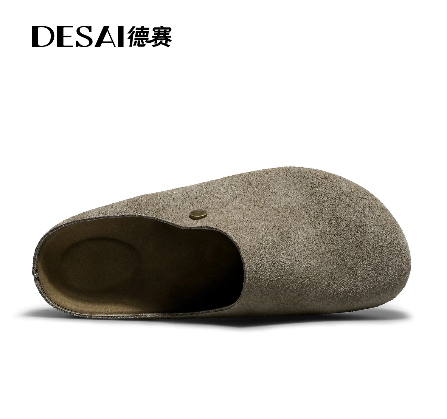 DESAI Breathable slippers for men cool and comfortable with a wrapped toe design