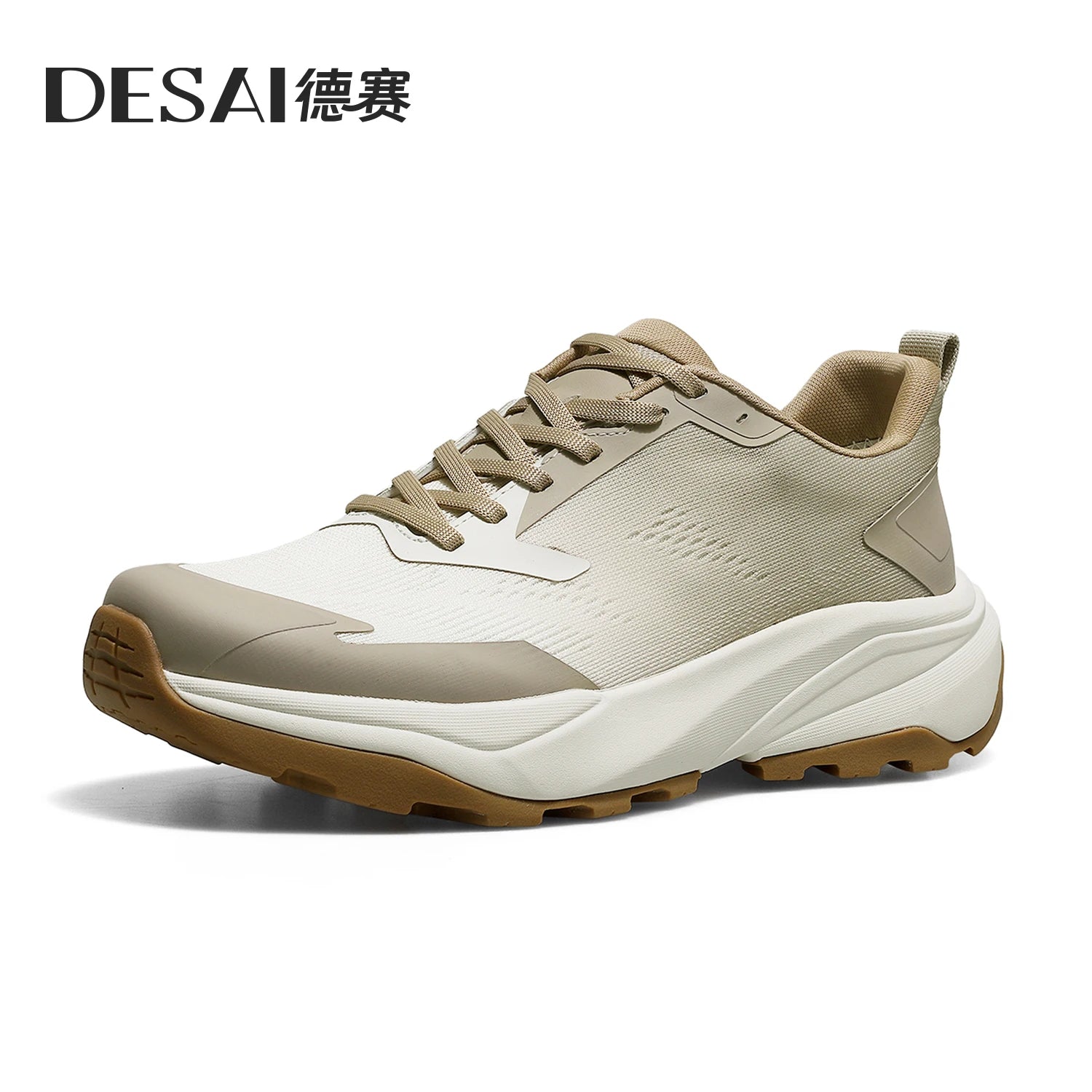 DESAI Breathable and comfortable casual shoes for men; versatile low-top lightweight outdoor sports shoes.