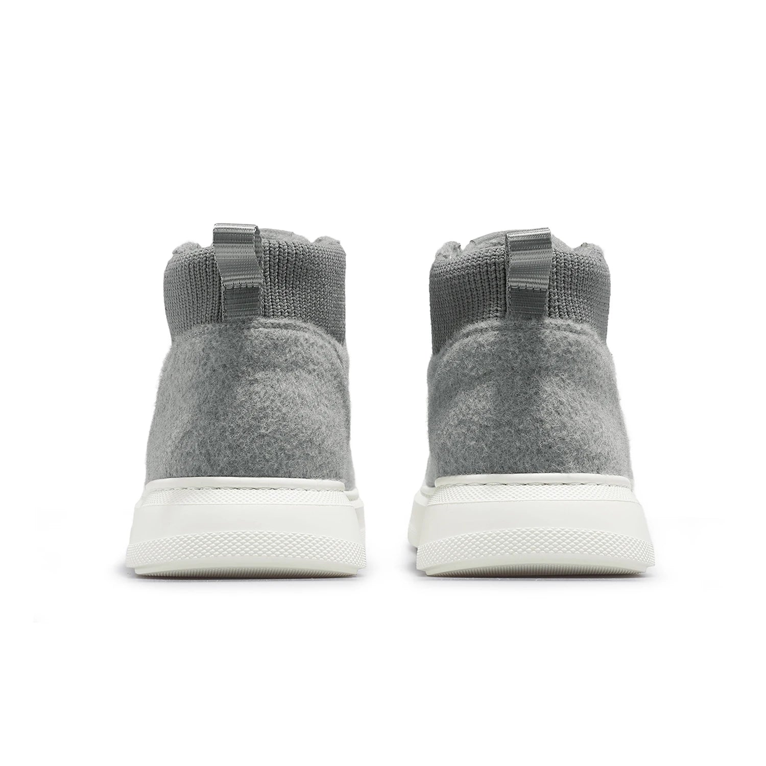 [Warm wool high-top shoes] Desai cotton shoes men's winter slip-on lazy casual boots men's board shoes