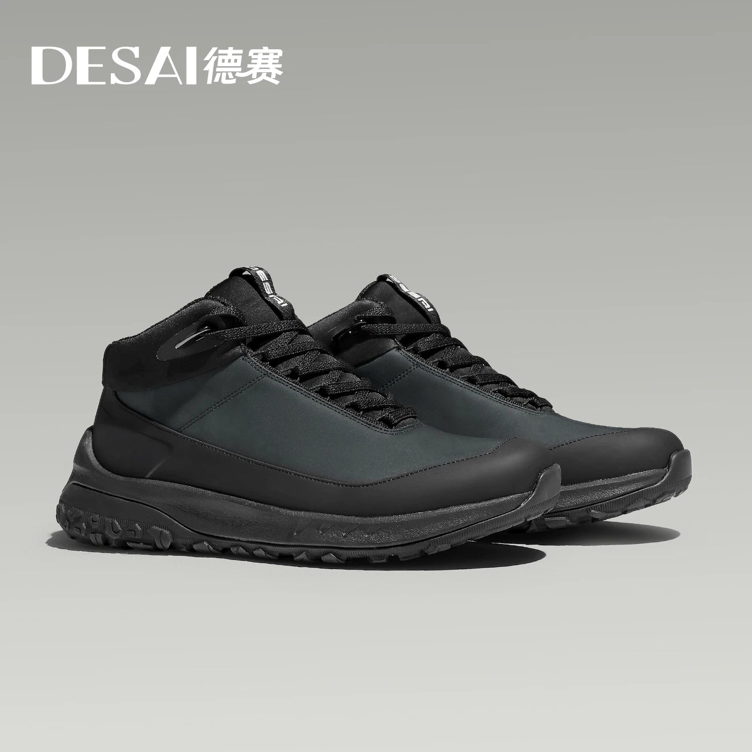 DESAI Water-repellent outdoor thick-soled anti-slip leisure shoes lightweight soft sole comfortable sports shoes for men