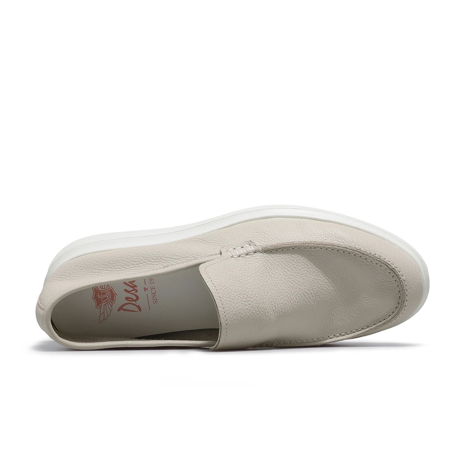 DESAI Lazy person slip-on casual shoes, special for driving, genuine leather bean shoes, soft sole men's shoes