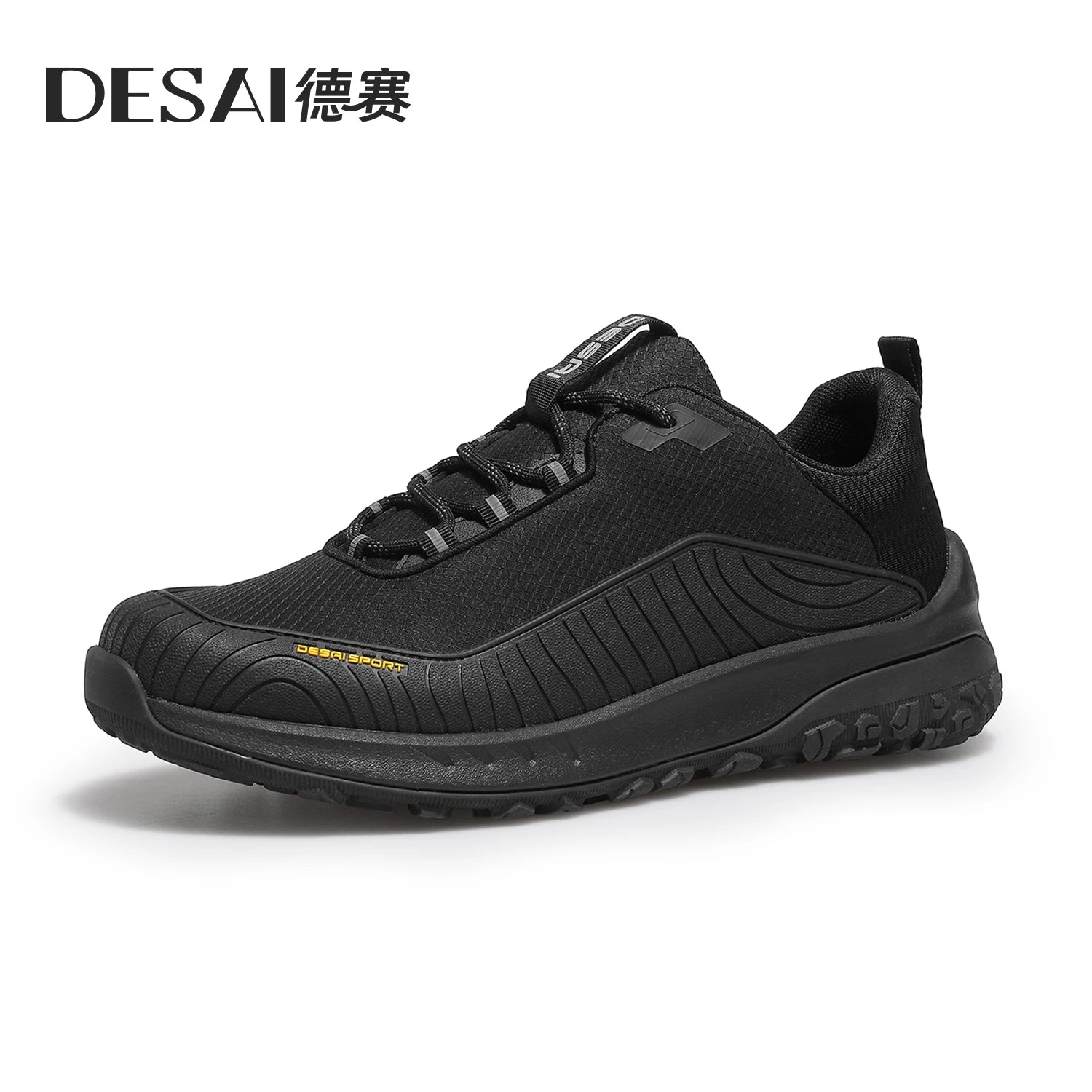 DESAI Waterproof versatile outdoor shoes for men; fashionable sports running lightweight casual shoes.