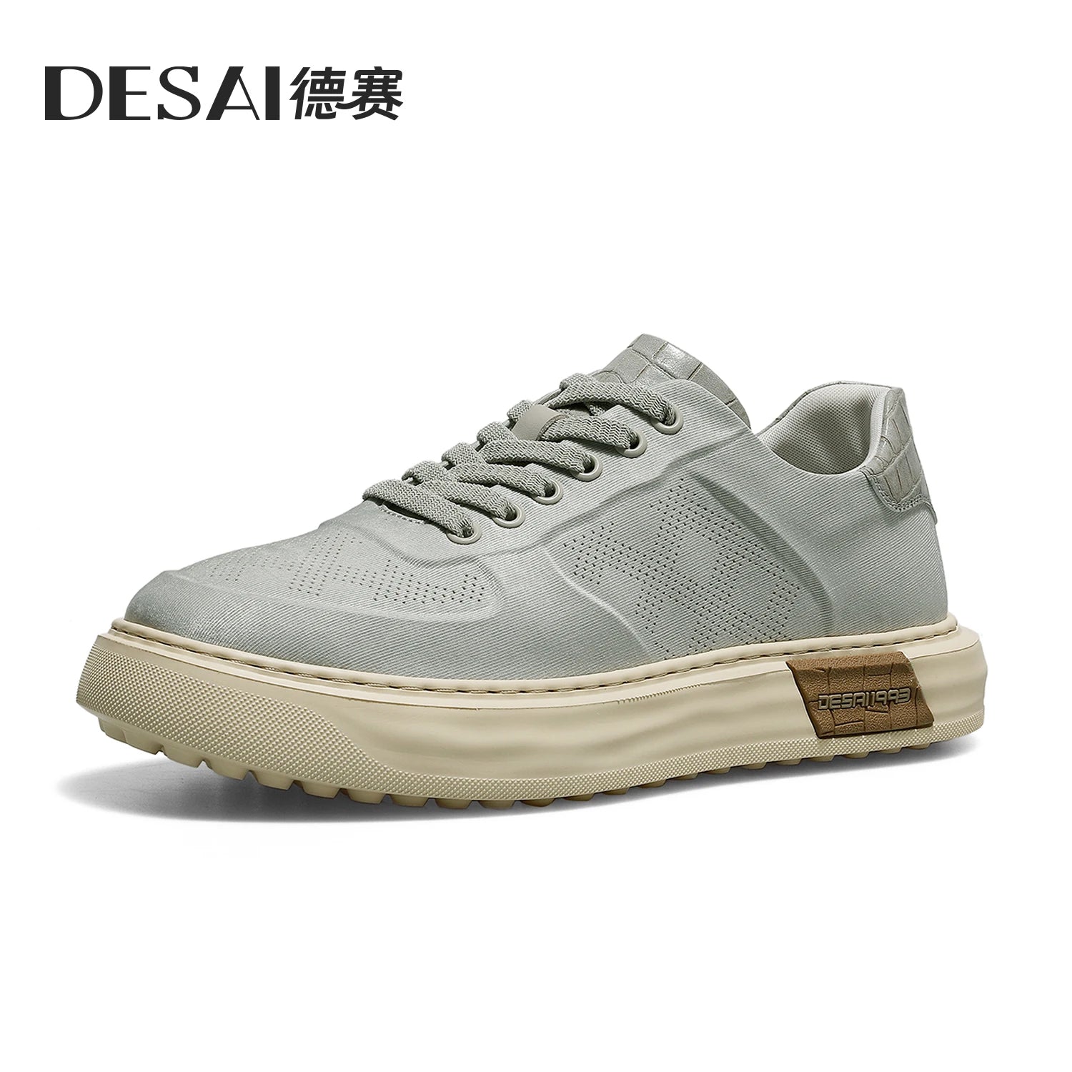 DESAI Summer breathable shoes height increase sports shoes light and soft sole leisure men's shoes