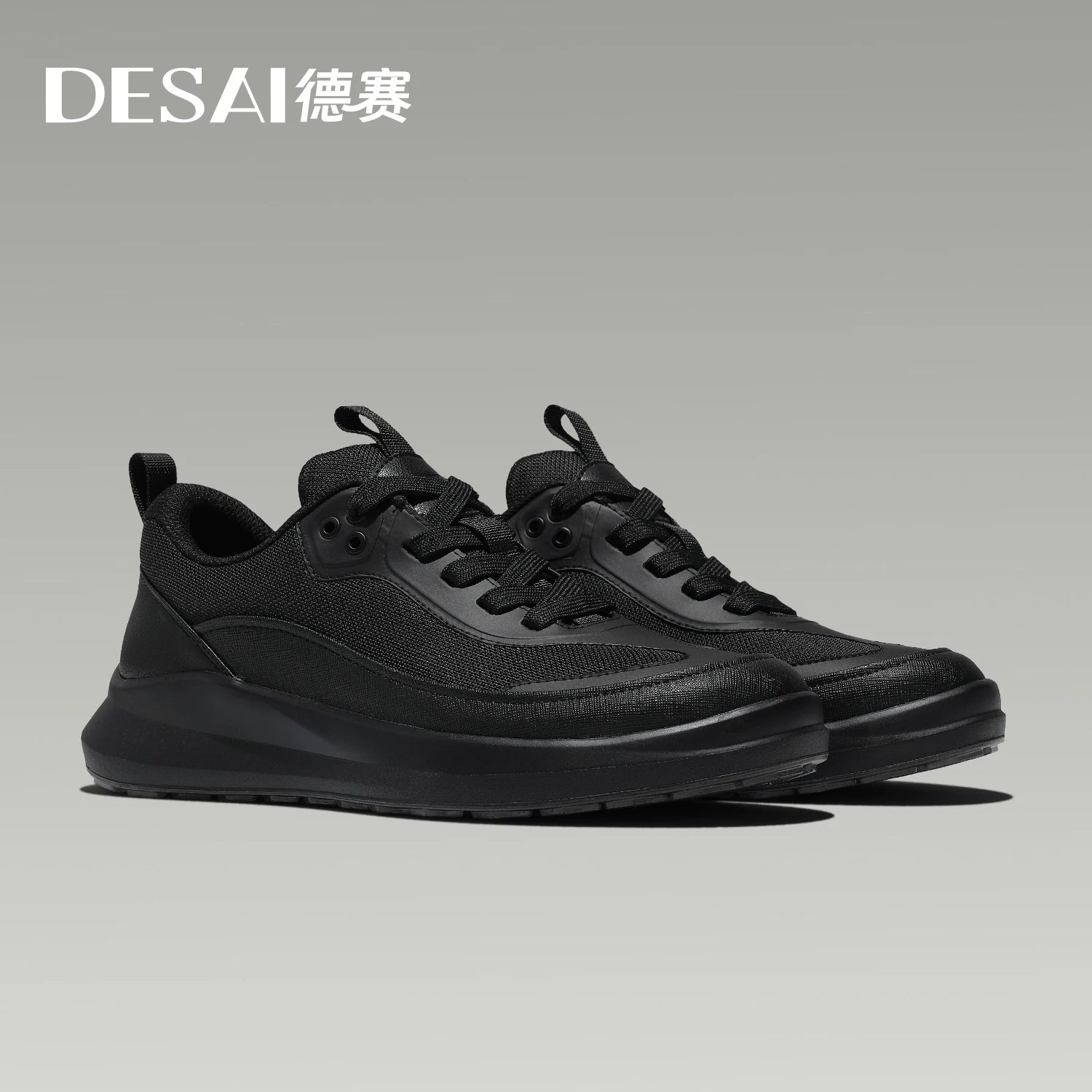 DESAI Breathable men's casual shoes with soft soles for comfortable sports and running shoes for commuting
