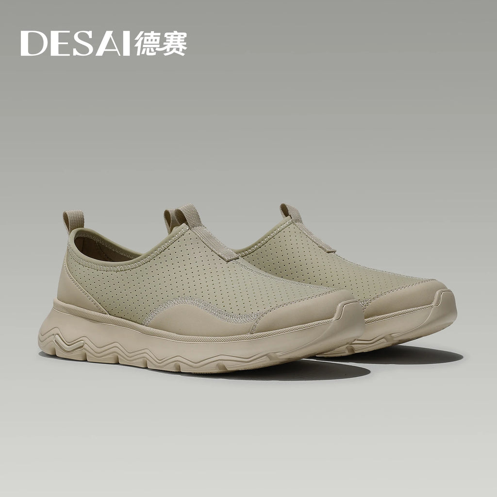 DESAI Breathable casual shoes versatile lightweight sports soft sole comfortable men's shoes