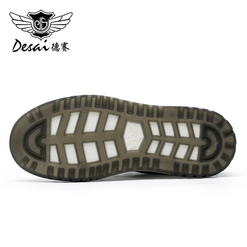 DESAI Casual board shoes, versatile thick soled sports shoes, men's shoes, minimalist