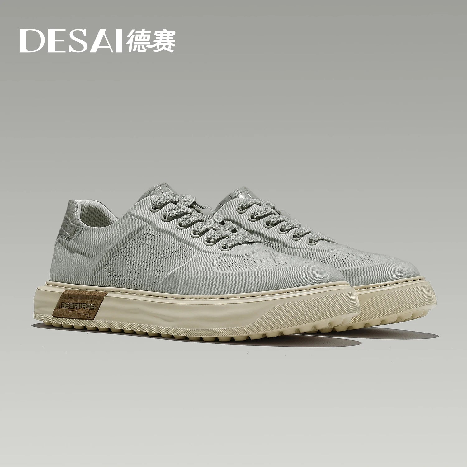 DESAI Summer breathable shoes height increase sports shoes light and soft sole leisure men's shoes