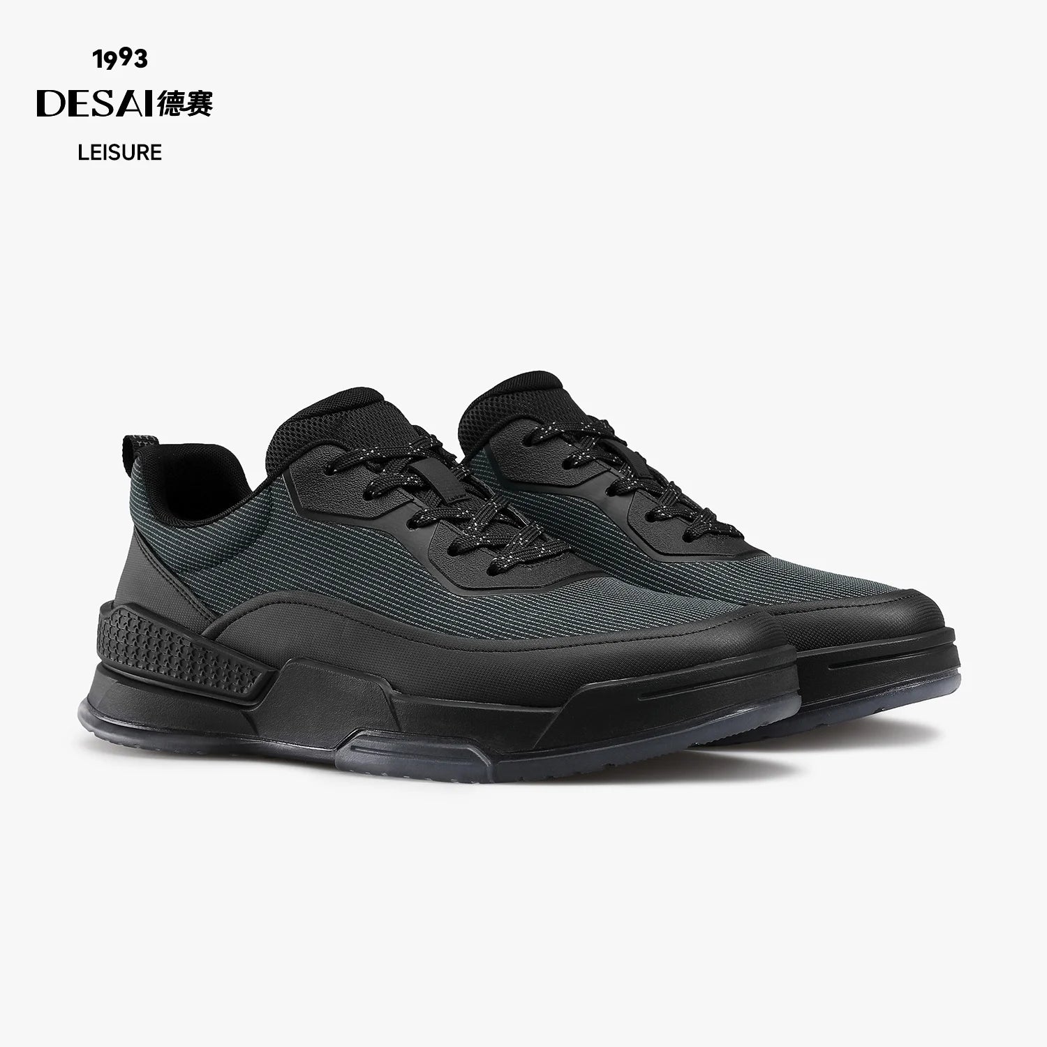 DESAI Summer mesh surface breathable men's casual shoes commuting sports shoes lightweight wear-resistant anti-skid shoes