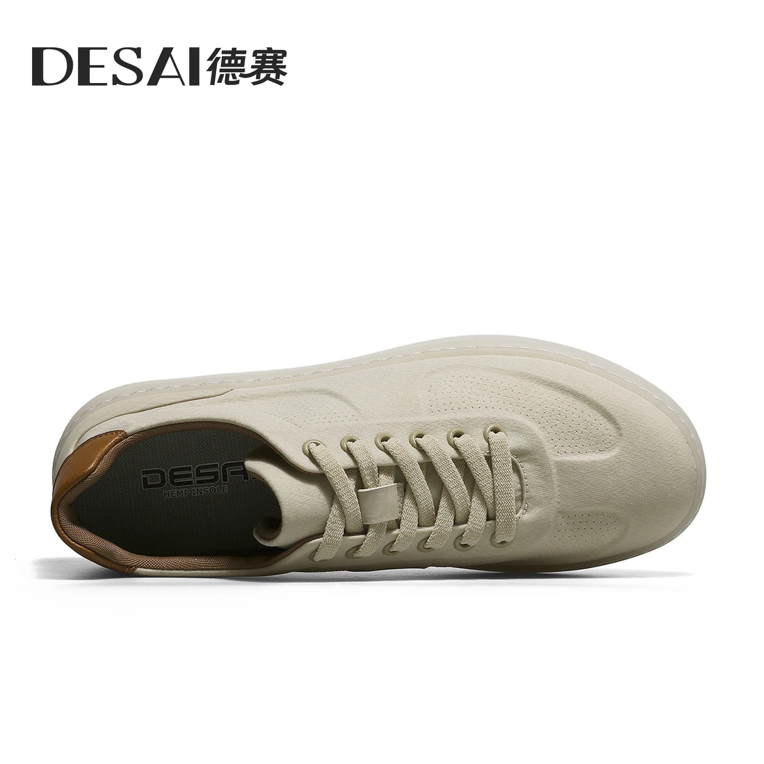 DESAI Thin and breathable casual canvas shoes with a soft sole; fashionable and lightweight sports shoes.