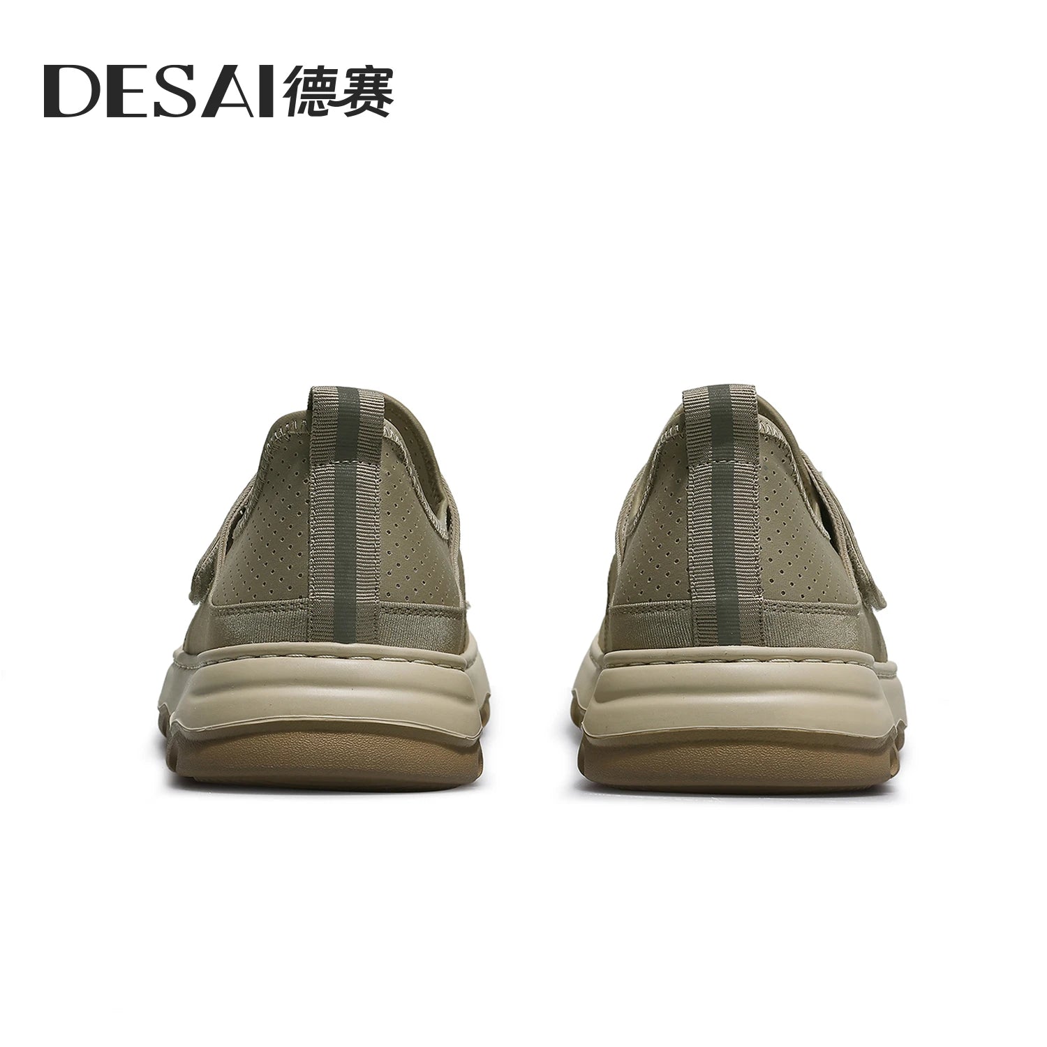 DESAI Breathable slip-on casual shoes for men with a light and soft sole; versatile footwear