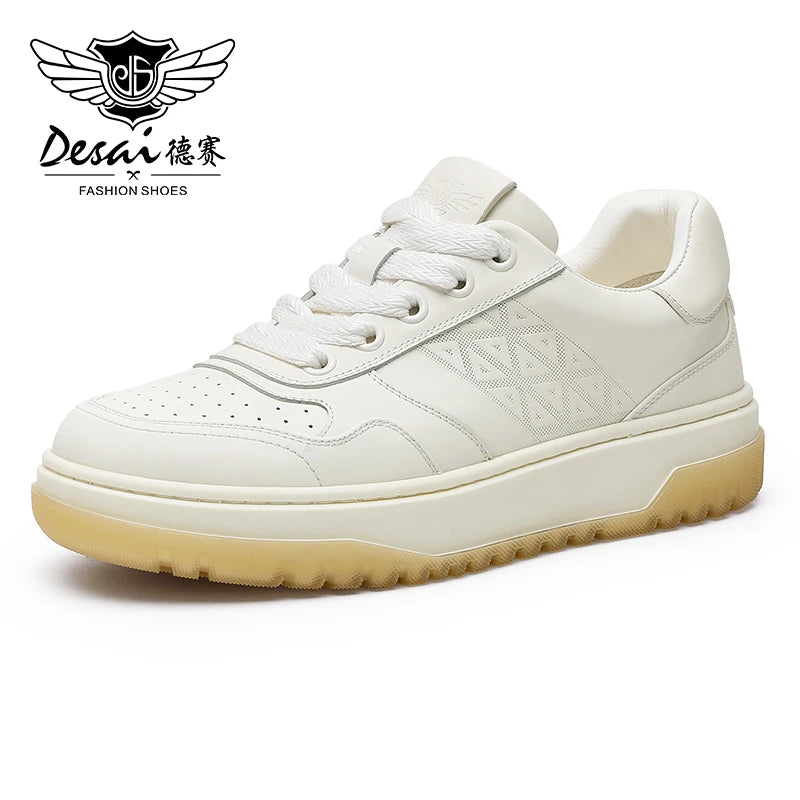 DESAI Casual board shoes, versatile thick soled sports shoes, men's shoes, minimalist