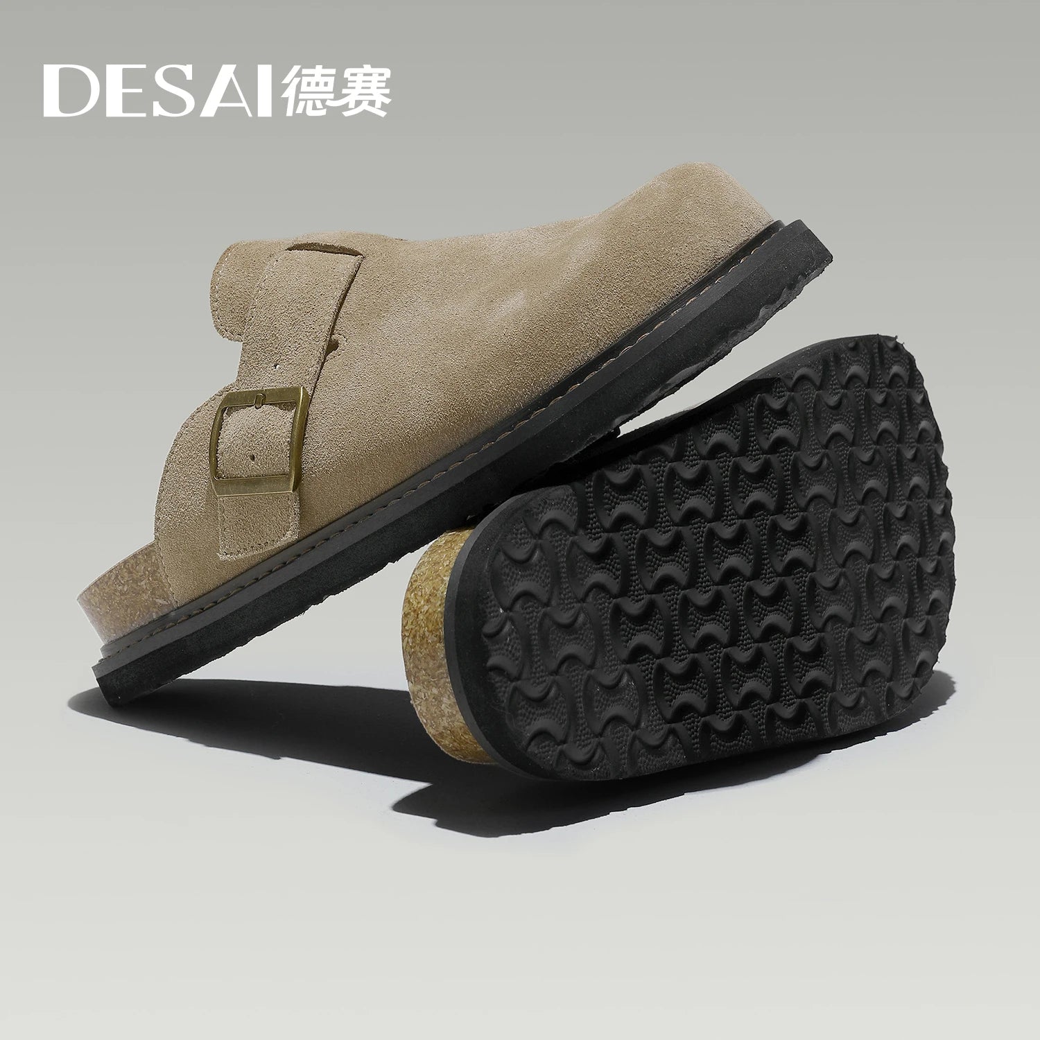 DESAI Summer retro Birkies breathable versatile flat casual shoes for men