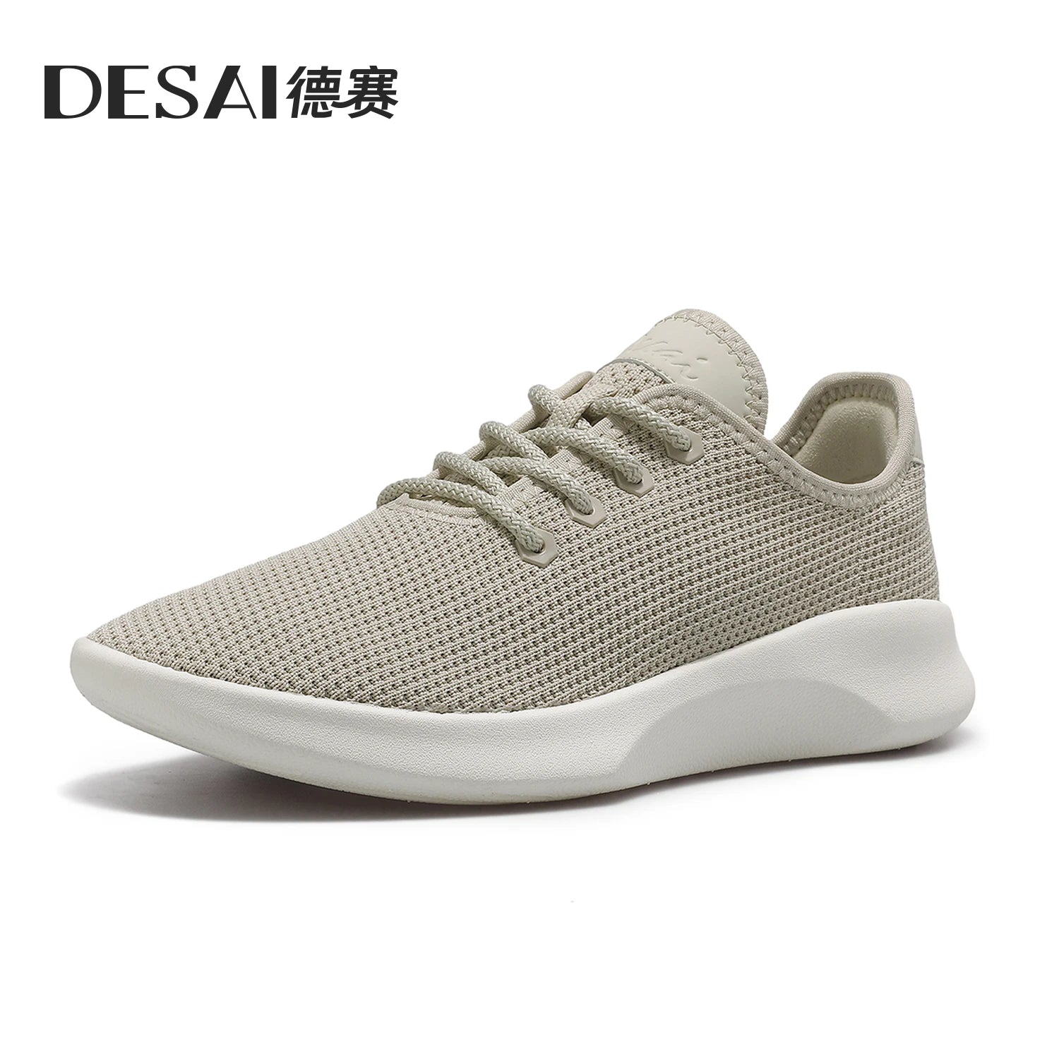 DESAI Summer breathable mesh shoes lightweight soft sole sports leisure shoes low-top scratch-resistant men's running shoes