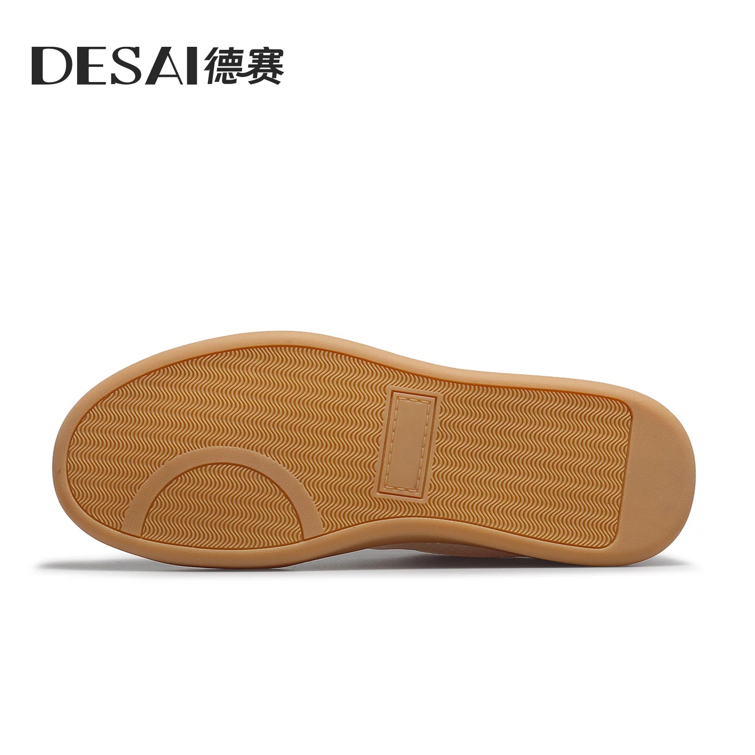 DESAI Men's versatile white shoes with perforated ventilation; lightweight casual plimsolls