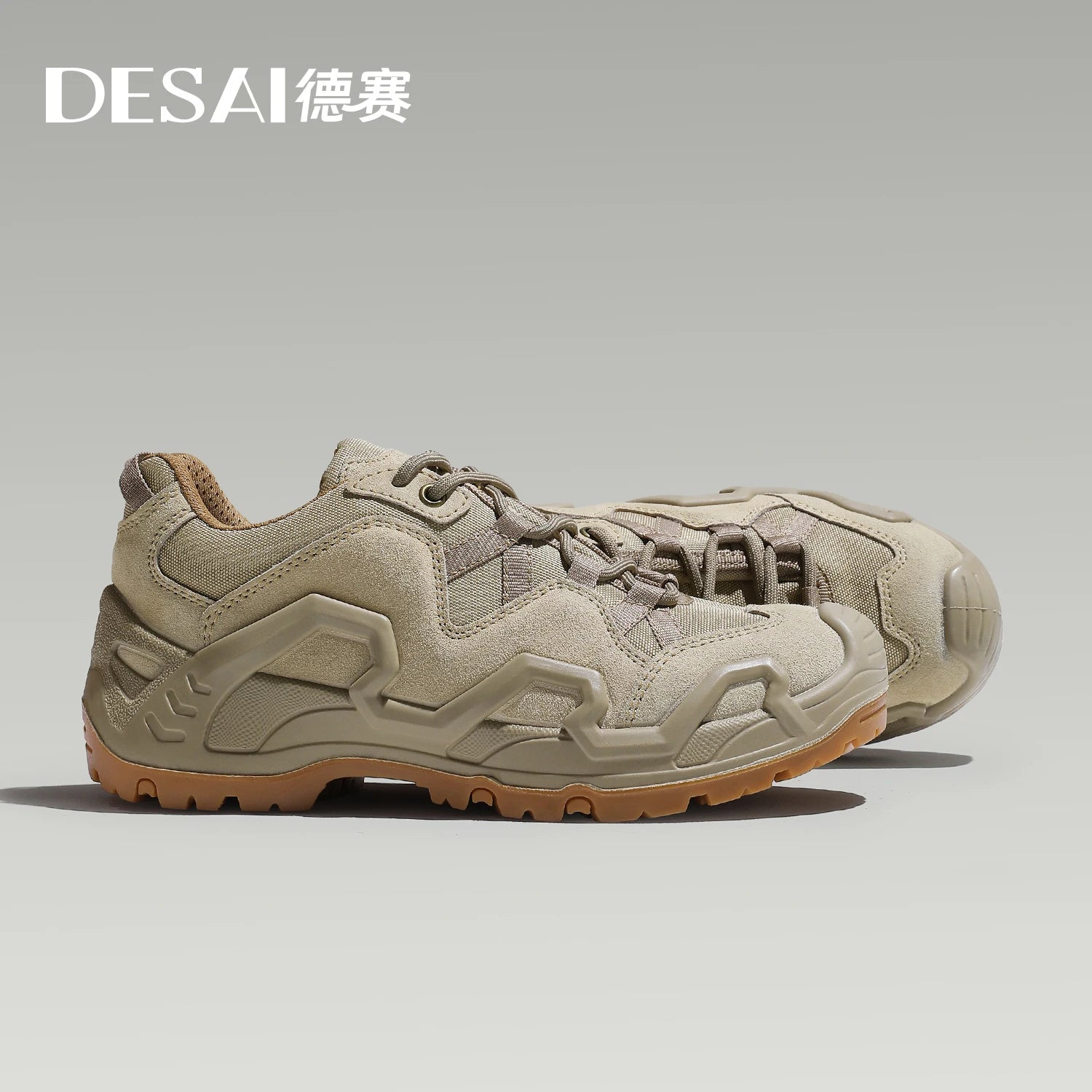 DESAI Hiking shoes with shock absorption anti-skid wear-resistant waterproof men's shoes for sports and outdoor activities
