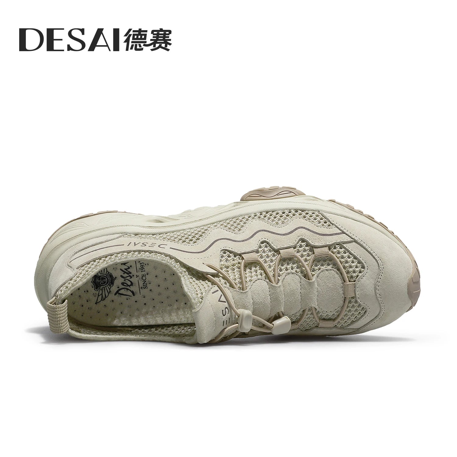 DESAI Lightweight, soft sole, breathable, outdoor leisure shoes for men, suitable for stream trekking