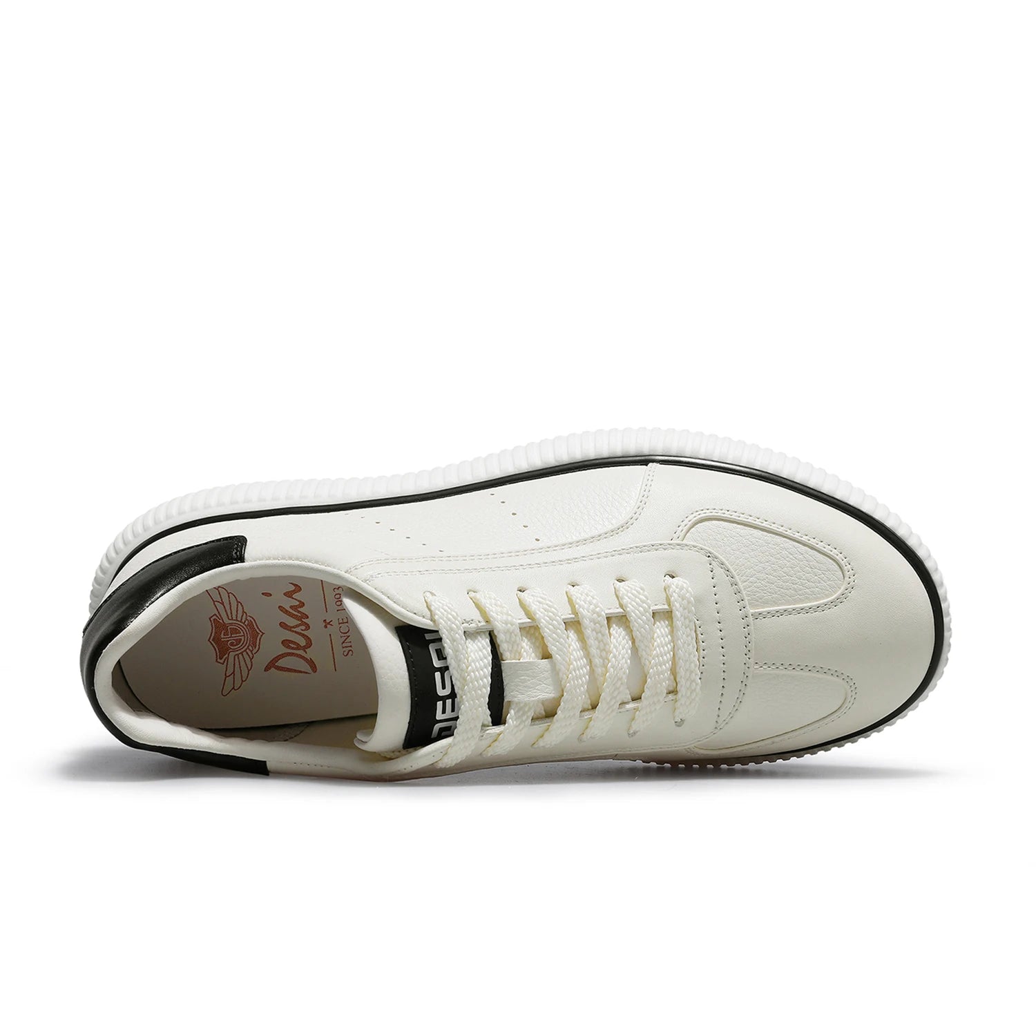 DESAI Punched breathable comfortable men's shoes casual lightweight versatile anti-slip skate shoes