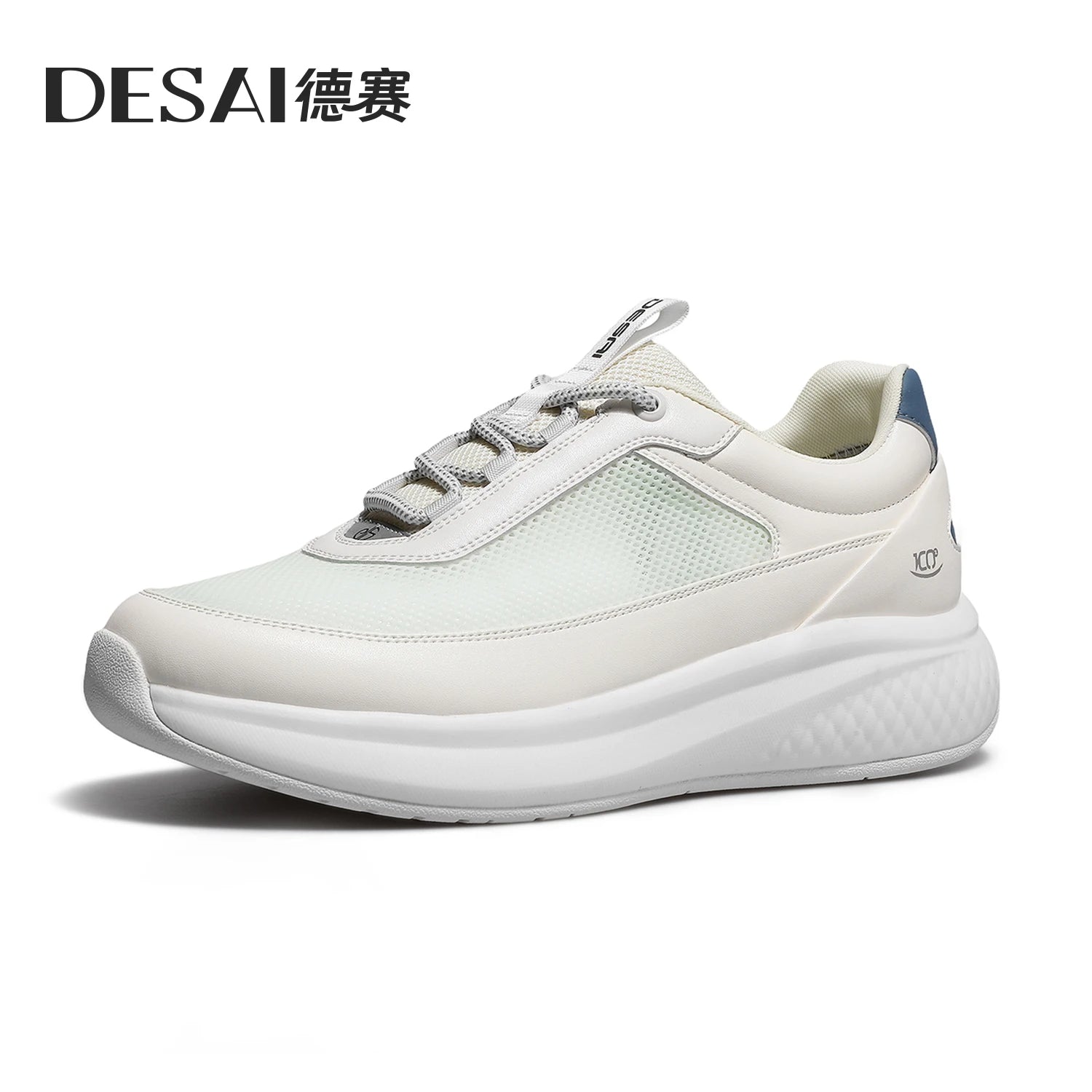 DESAI Lightweight, breathable, and cool mesh upper casual shoes with a comfortable soft sole for men