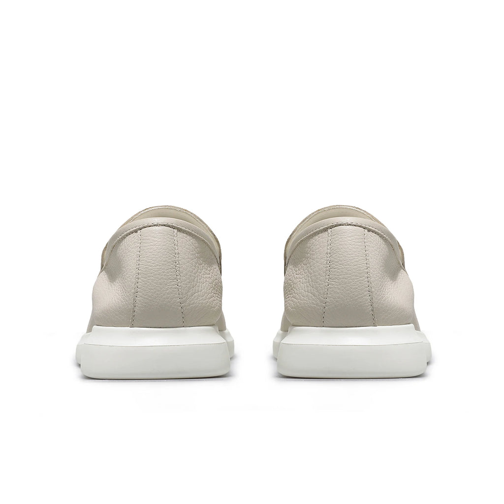DESAI Lazy person slip-on casual shoes, special for driving, genuine leather bean shoes, soft sole men's shoes